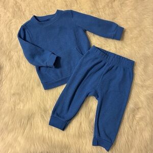 Cat & Jack Vibrant Blue Boys Outfit